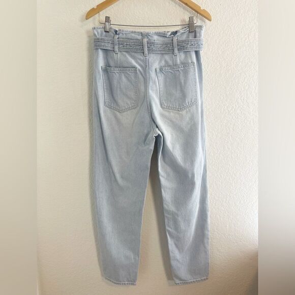 Free people Sadie belted paperbag denim jeans. 26 - Picture 3 of 9